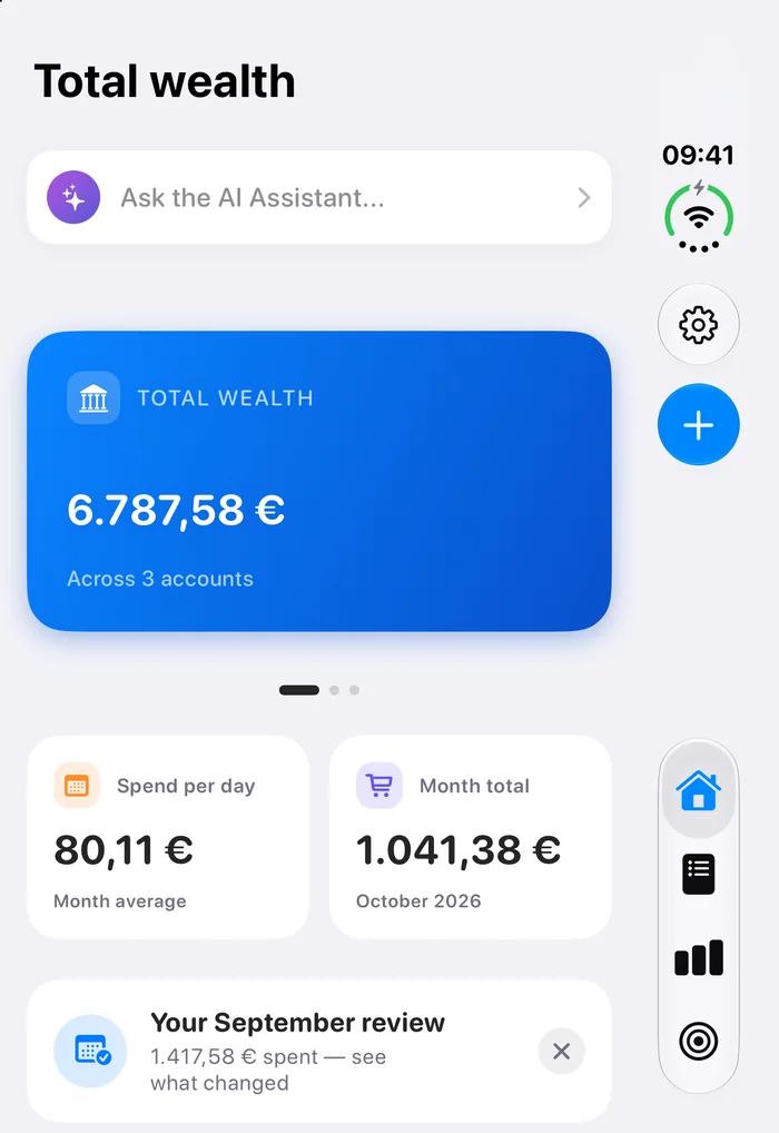 The same app captured on iPhone Duo's outer display